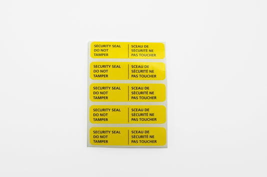 Sceaux de Sécurité Autocollant (pqt/25)