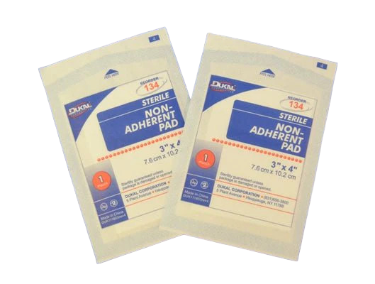 Pansement non-adhérent stérile emballé individuellement (7,6 cm X 10,2 cm)