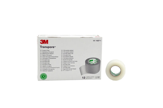 Diachylon 3M transpore* hypoallergène (1'' X 10 verges)
