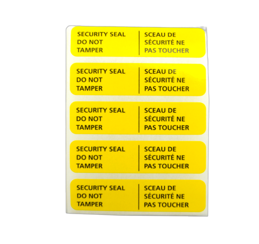 Sceaux de Sécurité Autocollant (pqt/25)