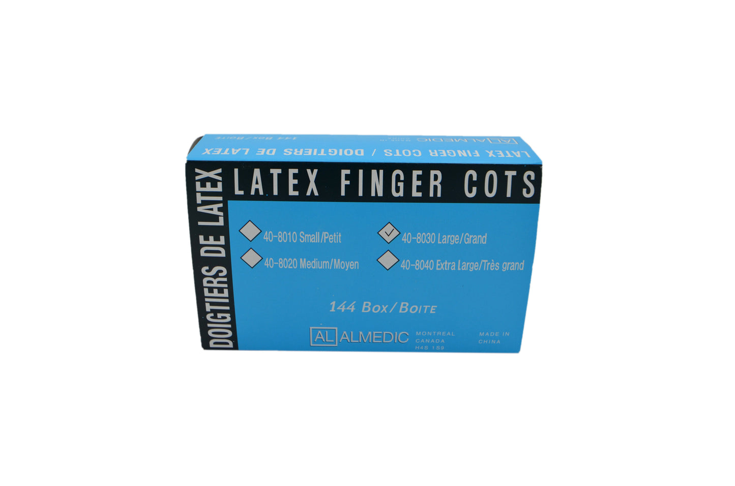 Doigtier en latex (Boîte de 144)