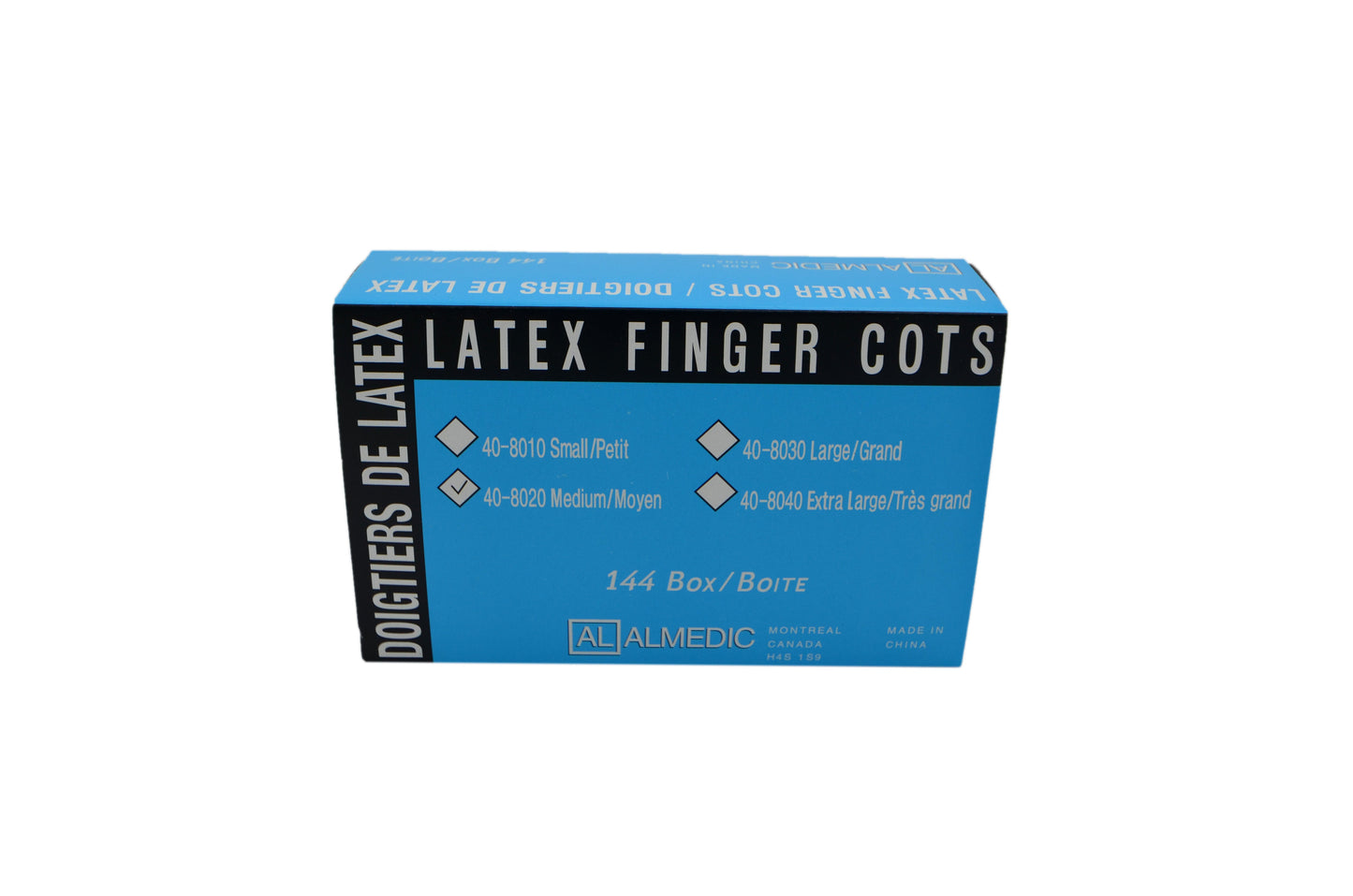 Doigtier en latex (Boîte de 144)