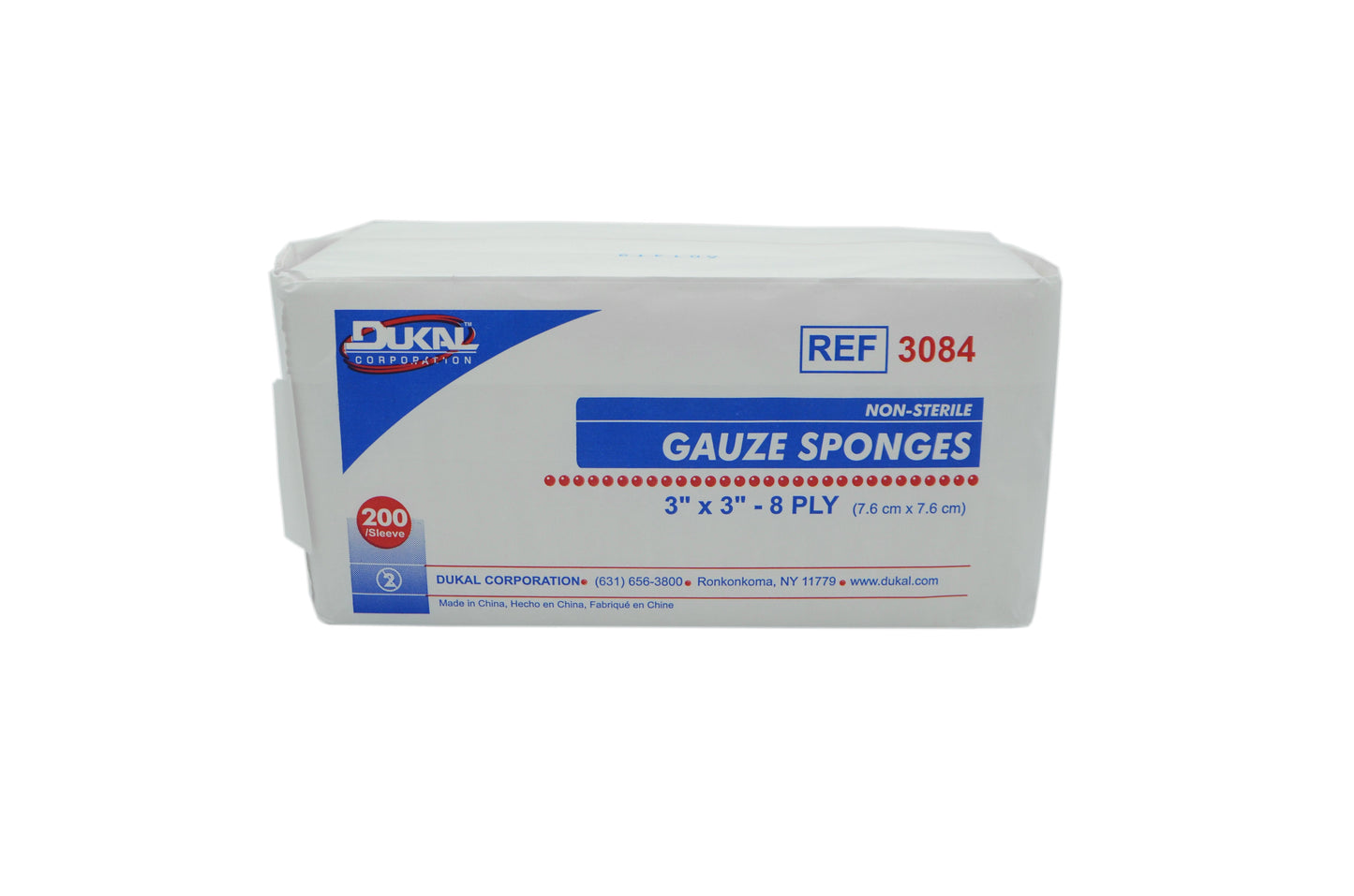 Compresse de gaze non-stérile (3'' x 3") (paquet / 200)
