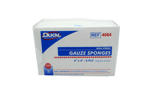 Compresse de gaze non-stérile (4'' X 4") (paquet / 200)