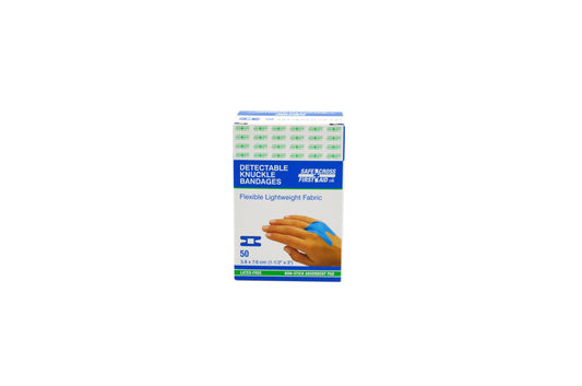 Pansement bleu en tissu (Rx) (articulations) (boîte / 50)