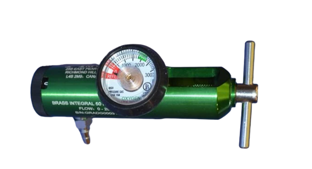 Régulateur pour Cylindre O2, 0-25 LPM