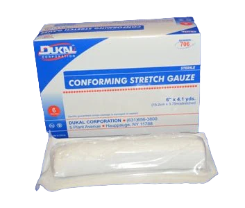 Rouleaux de Gaze Omniforme Stérile, 6'' x 4.1 vgs (bte/6)
